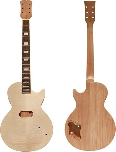 DIY Guitar Kits Build Your Own Unfinished Electric Guitars Project Package with All Accessories in Saudi Arabia