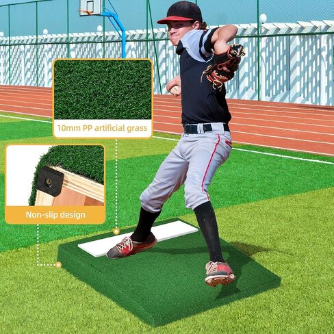 Pitching Mound, Portable Pitchers Mound for Baseball Softball with Non-Slip Plate, Lightweight Baseball Mound for Pitching Taining in Saudi Arabia