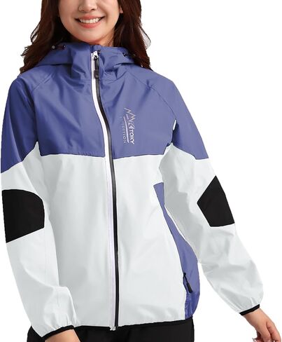 Women's Waterproof Rain Jackets with Hood Raincoat Lightweight Outdoor Jacket Cycling Golf Softshell Windbreaker in Saudi Arabia