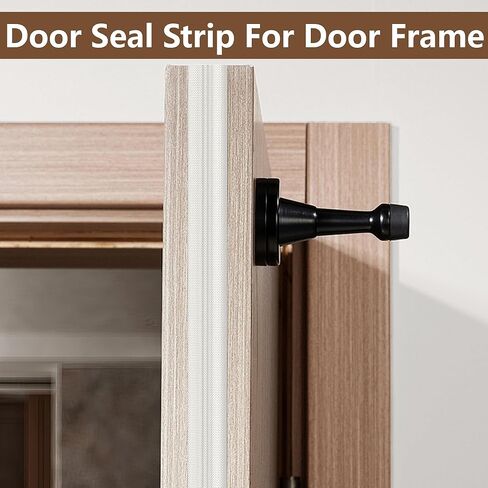 moonoom 235'' Wedge Weather Stripping Window Seal, Self Adhesive Window and Door Insulation Strips, Soundproof PU Foam Gap Sealer Tape for Window Doors Frame Drawer Filler (White) in Kuwait