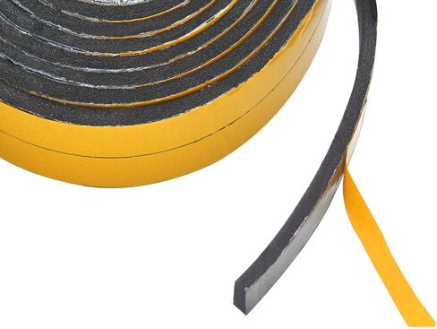 Weather Stripping Door Seal Strip Self Adhesive for Doors and Windows Frame Weather Strip Foam Insulation Tape 2 Rolls × 16.5 Ft Total 33 Ft (White) in Saudi Arabia