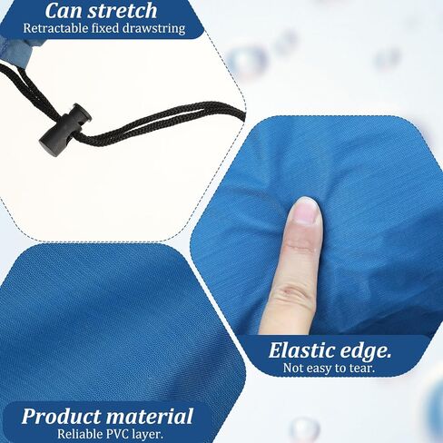 2 Pcs Waterproof Bike Seat Rain Cover Bicycle Seat Cover Bike Rain Cover Accessories Washable Bike Seat Cushion Cover Bicycle Seat Rain Cover with Drawstring Bike Cushion Seat Protector in Saudi Arabia