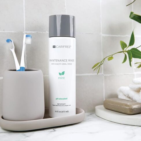 CariFree Maintenance Rinse, Mint Flavored, Anti-Cavity Fluoride Mouthwash, Dentist Recommended, Prevents Oral Decay, Freshens Breath, Alcohol-Free, Neutralizes pH (Previously CTx3) in Saudi Arabia