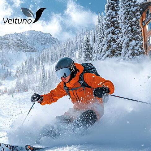 نظارات التزلج للرجال والنساء البالغين والشباب، نظارات OTG على الجليد مضادة للضباب، نظارات الثلج للحماية من الأشعة فوق البنفسجية رؤية واسعة in Kuwait