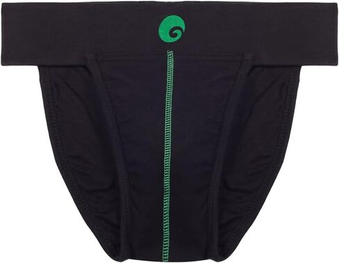 ملابس داخلية رياضية نيو قابلة للتمدد للرجال مغطاة بجيب على شكل كأس، مثالية للتمرين والرياضة ملابس داخلية سريعة الجفاف ماصة للرطوبة باللون الأسود - مقاس X-Large in Kuwait