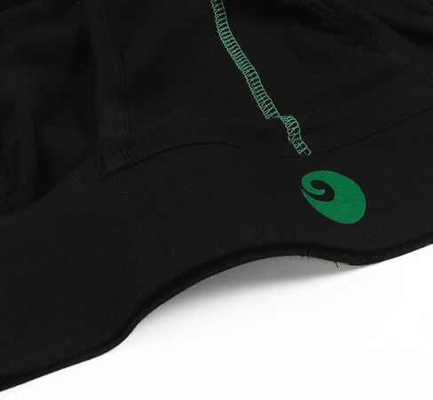 ملابس داخلية رياضية نيو قابلة للتمدد للرجال مغطاة بجيب على شكل كأس، مثالية للتمرين والرياضة ملابس داخلية سريعة الجفاف ماصة للرطوبة باللون الأسود - مقاس X-Large in Kuwait