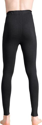 Grenasasilk رجل ميرينو الصوف + طبقة قاعدة الحرير الطقس البارد الحرارية طماق طويلة جونز الملابس الداخلية الصوف السراويل أسود كبير in Kuwait