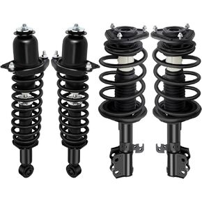 ECCPP Complete Strut Assembly Shock Absorber FWD for 2003 2004 2005 2006 2007 2008 for Toyota Corolla (Front and Rear Pair)