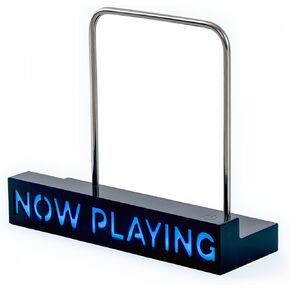 N09 Lighted Now Playing Holder (Black)