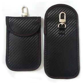 Faraday Bag for Key Fob RFID Signal Blocking Protector Case Faraday Key Pouch Keyless Entry Car Key Safe Pouch for Anti-Theft Anti-Hacking Signal Blocking Pouch