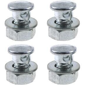 Cable Anchor Bolt 4Set Brake Cable Regulator Clamp Lock Screw Bolt with Nuts and Washers for Bicycle Brake Line Brake, Cantilever Brake Anchor Bolt