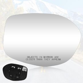 Youxmoto Driver Left and Passenger Right Side Mirror Glass, Fit For Honda Odyssey 2014 2015 2016 2017, Heated with Backing Holder Mirror Glass, Fit 76253-TK8-A51 / 76203-TK8-A51