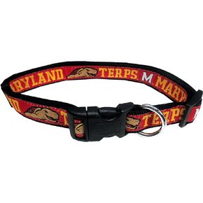 Pets First Collegiate Pet Accessories, Dog Collar, Maryland Terrapins, Medium