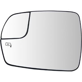 Left Driver Side Mirror Glass Replacement For 2015 2016 2017 2018 Ford Edge - For Ford Edge Side Mirror Glass With Rear Holder