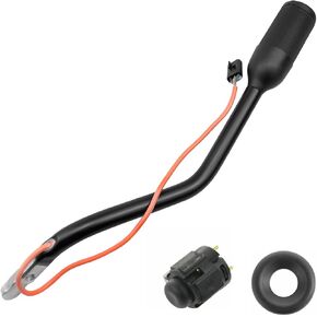 Transmission Gear Shifter Lever and Overdrive Switch Kit Fit for Ford Bronco F-150 F-250 F-350 F53 F59 1992-1997 Replace F4TZ-7210-B F4TZ7210B F2TZ-7210-F