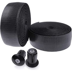 Bike Handlebar Tape PU Anti-Skid Bicycle Bar Tapes with Adhesives, End Plugs and Finishing Tapes