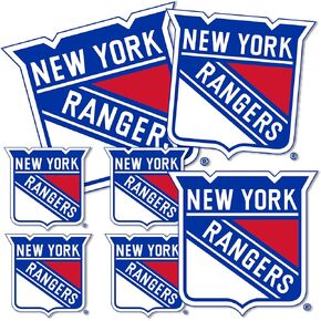 Desert Cactus New York Rangers Team NHL National Hockey League Sticker Vinyl Decal Laptop Water Bottle Car Scrapbook (Type 3 - Main Logo)