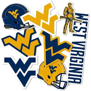 Desert Cactus West Virginia University Sticker WVU Mountaineers Stickers Vinyl Decals Laptop Water Bottle Car Scrapbook T2 (Type 2)