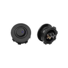 PNGKNYOCN Green Light Round Rocker Switch DC 12V 20A 3Pin ON/Off Toggle Switch ，for Cars, Motorcycles, Boats and Other Equipment（2-Pack）