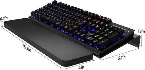 مجموعة مسند معصم لوحة المفاتيح وحامل لوحة المفاتيح باللون الأسود، مسند معصم جل مريح للوحة مفاتيح الكمبيوتر وحامل لوحة المفاتيح الأكريليك، وسادة معصم للوحة المفاتيح، حامل حامل لوحة المفاتيح يدعم سطح المكتب in Kuwait