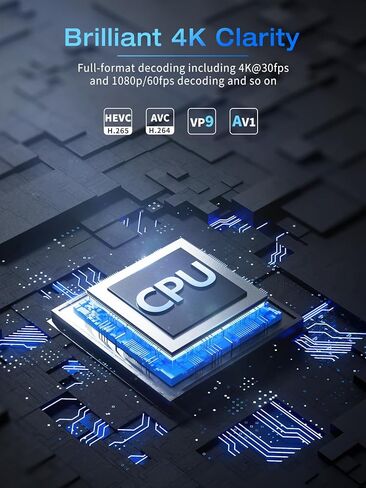 CLOKOWE Mini Projector, FHD 1080P Supported, Portable Outdoor Movie Projector with WiFi and Bluetooth, Compatible with TV Stick/Windows/iOS/Android/HDMI/USB in Kuwait