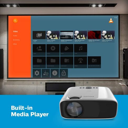 جهاز عرض Philips NeoPix Ultra 2، جهاز عرض True Full HD مزود بتطبيقات ومشغل وسائط مدمج in Saudi Arabia