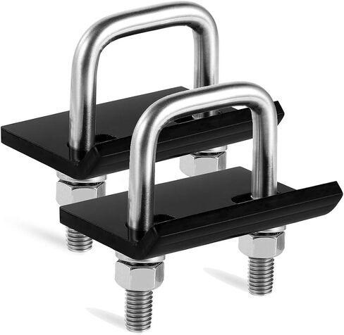 CZC AUTO Hitch Tightener 304 الفولاذ المقاوم للصدأ الثقيلة المضادة للحشرجة استقرار ل1.25 2 بوصة عقبة، خالية من الصدأ قفل أسفل عقبة مثبت لصينية وصلة البضائع الناقل الدراجة رف مقطورة الكرة جبل in Saudi Arabia