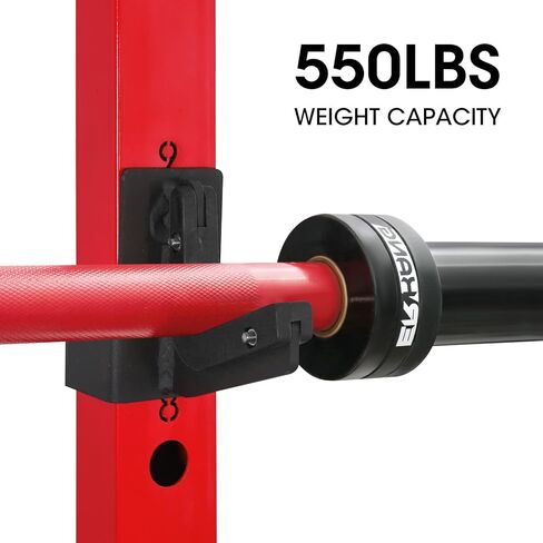 ER KANG J-Hook, Barbell Holder for 2x2 Power Cage Squat Rack with 1" Holes, suit JR-570 Power Rack (Pair) in Saudi Arabia