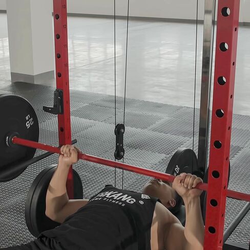ER KANG J-Hook, Barbell Holder for 2x2 Power Cage Squat Rack with 1" Holes, suit JR-570 Power Rack (Pair) in Saudi Arabia