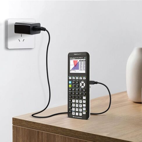 شاحن متوافق مع آلة حاسبة الرسوم البيانية TI-84 Plus CE، TI-Nspire CX/CX CAS - كابل شحن بطول 3 أقدام in Saudi Arabia