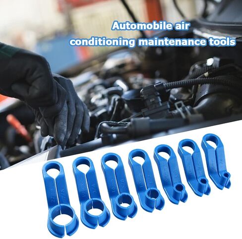 CXGS AC Fuel Line Disconnect Tool 16Pcs Universal Fuel Line Quick Disconnect Fitting Hose Kits Car Transmission Oil Cooler Tube Removal Tool Fuel Line Tool Set - 1/4 5/16 3/8 1/2 5/8 3/4 7/8 Inch in Saudi Arabia