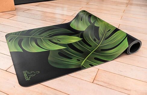 سجادة يوجا كبيرة جدًا - بساط يوجا غير قابل للانزلاق بسمك 4 مم للتمارين واللياقة البدنية لليوجا الساخنة، بساط يوجا مطاطي من البولي يوريثان للبيلاتيس، وحزام حمل حر قابل للتمدد متضمن للتمرين في صالة الألعاب الرياضية المنزلية in Kuwait