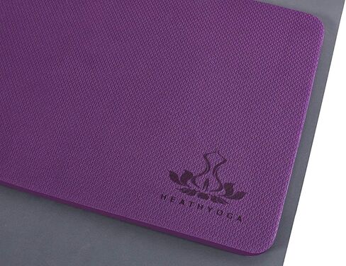 Yoga Knee Pads Cushion Non-Slip Knee Mat by Heathyoga, Knee Pad for Gardening Yard Work, Yoga Knee Pad Cushion for Yoga and Floor Exercises Yoga Mat Accessory 26"x10"x0.5" in Saudi Arabia