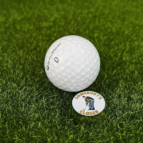 قلم تحديد كرة الجولف Happy Gilmore مع مشبك قبعة مغناطيسي - هدية مضحكة للجولف للرجال - ملحقات وهدايا الجولف in Kuwait