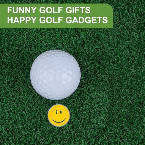 Golf Ball Marker with Magnetic Hat Clip, Funny Golf Accessories, Golf Gifts for Men 25 MM in Kuwait