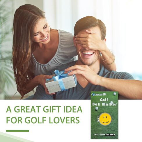 Golf Ball Marker with Magnetic Hat Clip, Funny Golf Accessories, Golf Gifts for Men 25 MM in Kuwait