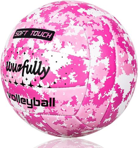Wuzfully Volleyball Official Size 5,Soft Volleyballs for Backyard Beach Park Play Games Practice Volleyball for Beginner Teenager(Best Gift) in Saudi Arabia