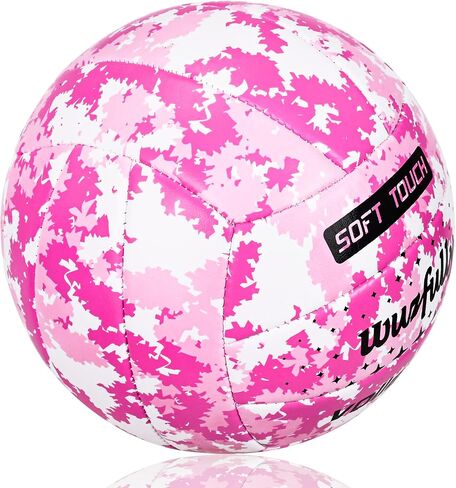 Wuzfully Volleyball Official Size 5,Soft Volleyballs for Backyard Beach Park Play Games Practice Volleyball for Beginner Teenager(Best Gift) in Saudi Arabia