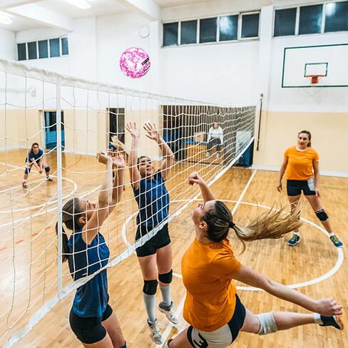 Wuzfully Volleyball Official Size 5,Soft Volleyballs for Backyard Beach Park Play Games Practice Volleyball for Beginner Teenager(Best Gift) in Saudi Arabia