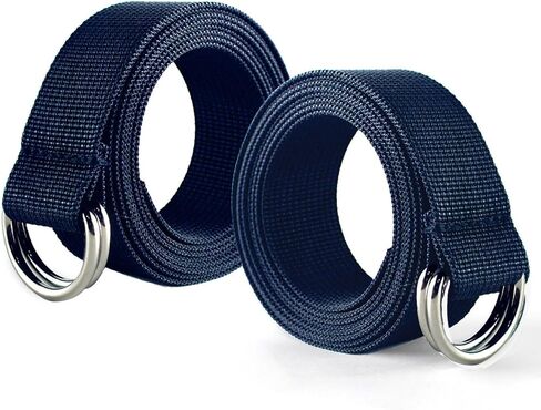 Web Football Belt with Two Stainless Steel D Rings 52' Football Pants Belt for Men Women Kids Youth Boys Girls in Saudi Arabia