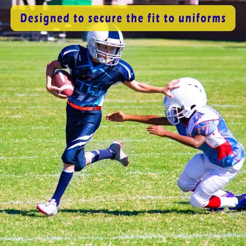 Web Football Belt with Two Stainless Steel D Rings 52' Football Pants Belt for Men Women Kids Youth Boys Girls in Saudi Arabia