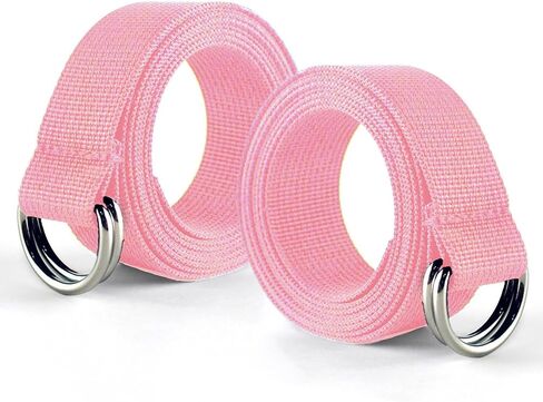 Web Football Belt with Two Stainless Steel D Rings 52' Football Pants Belt for Men Women Kids Youth Boys Girls in Saudi Arabia