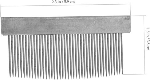 2 قطعة مشط ذيل حصان القوس أمشاط شعر الحصان Erhu القوس أدوات تمشيط الشعر الكمان القوس صنع أدوات الكمان القوس أدوات تمشيط Erhu القوس مشط الشعر الملحقات الكمان القوس الشعر مشط الحديد المعدني in Kuwait