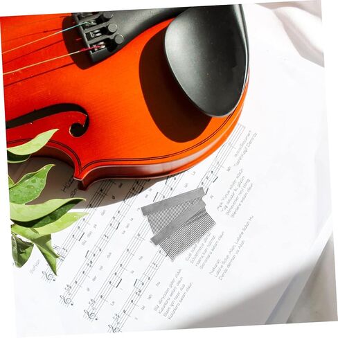 2 قطعة مشط ذيل حصان القوس أمشاط شعر الحصان Erhu القوس أدوات تمشيط الشعر الكمان القوس صنع أدوات الكمان القوس أدوات تمشيط Erhu القوس مشط الشعر الملحقات الكمان القوس الشعر مشط الحديد المعدني in Kuwait