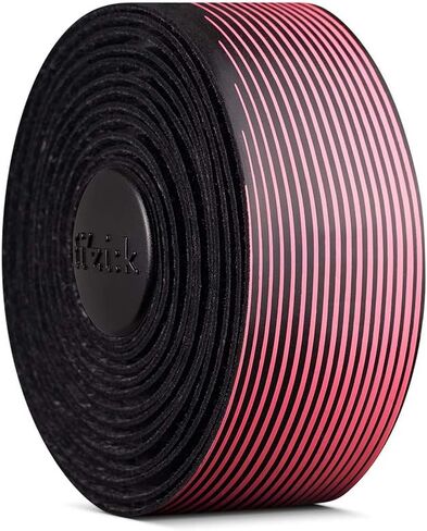 Fizik Microtex (2mm) Vento - 2mm - Microtex - Tacky - Black/Pink Bar Tape, Large (BT15A00042) in Saudi Arabia