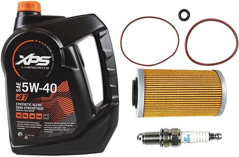 طقم تغيير زيت Sea Doo مع حلقات فلتر O وشمعات الإشعال 4-Tec GTI GTX RXP RXT GTR in Kuwait