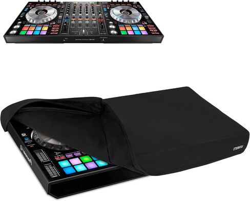 غطاء واقي للخلاط لـ DDJ FLX10 غطاء مقاوم للغبار ومقاوم للماء 28 بوصة طول × 15.7 بوصة عرض × 3 بوصة ارتفاع، أسود in Saudi Arabia