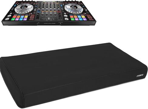 غطاء واقي للخلاط لـ DDJ FLX10 غطاء مقاوم للغبار ومقاوم للماء 28 بوصة طول × 15.7 بوصة عرض × 3 بوصة ارتفاع، أسود in Saudi Arabia