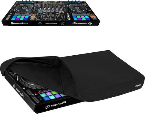 غطاء واقي للخلاط لـ DDJ FLX10 غطاء مقاوم للغبار ومقاوم للماء 28 بوصة طول × 15.7 بوصة عرض × 3 بوصة ارتفاع، أسود in Saudi Arabia