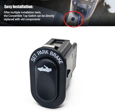 F4ZZ15668B Convertible Top Brake Switch Compatible with Ford FD Mustang 1994-2004 Roof Top Console Button Replace F4ZZ-15668-B in Saudi Arabia